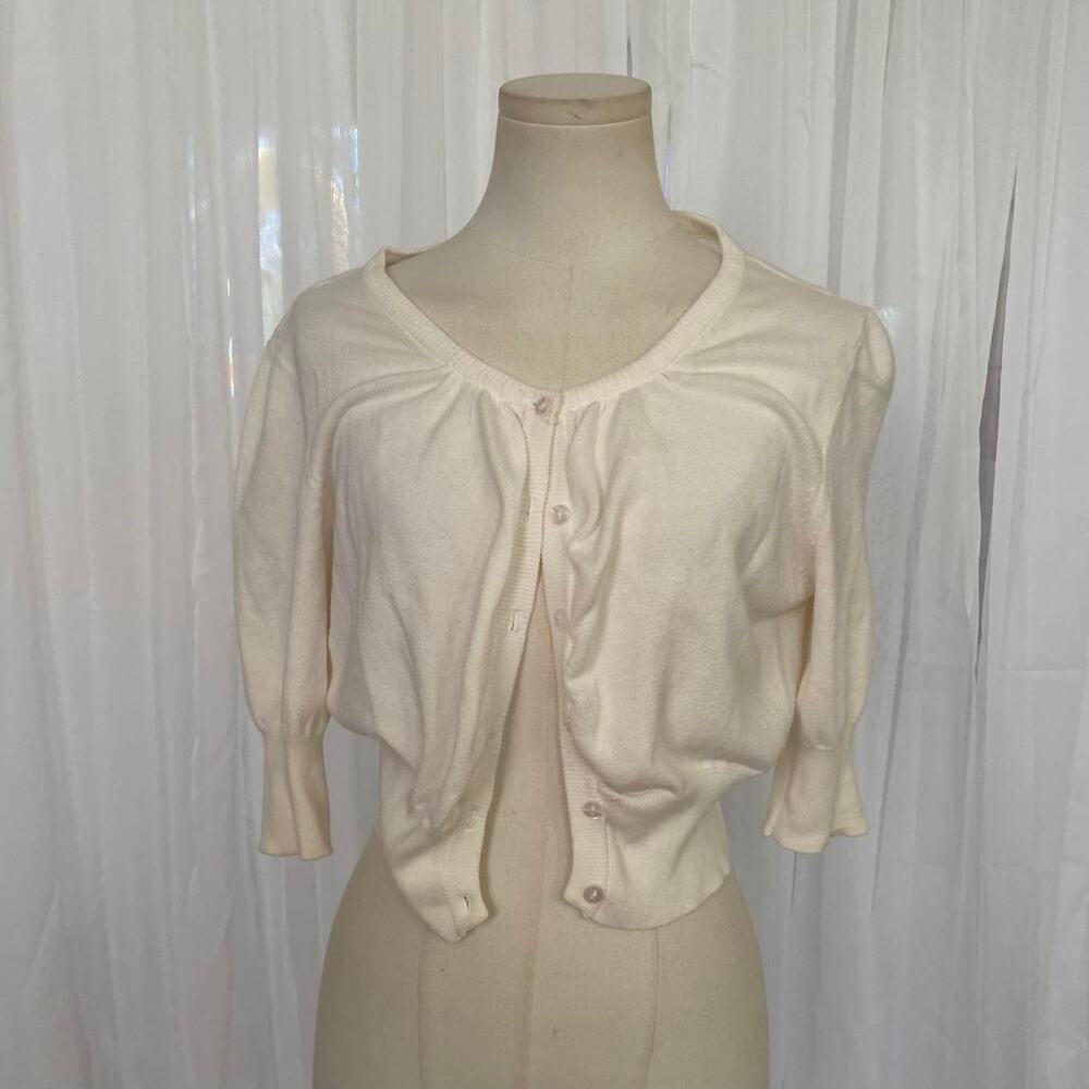 Vintage y2k white cardigan